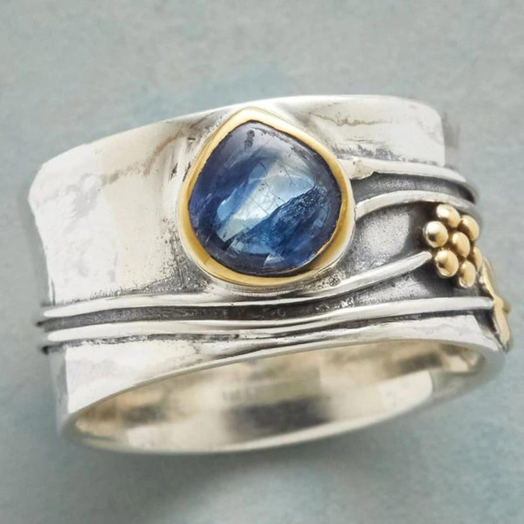 Anello di meditazione in pietra preziosa bohémienne