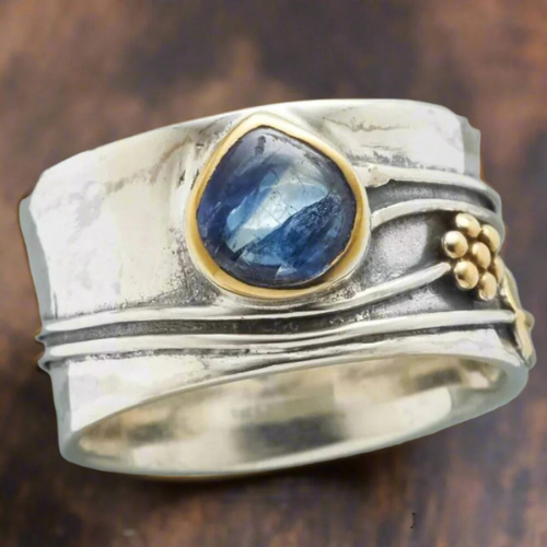 Bree - Anello di meditazione in pietra preziosa bohémien