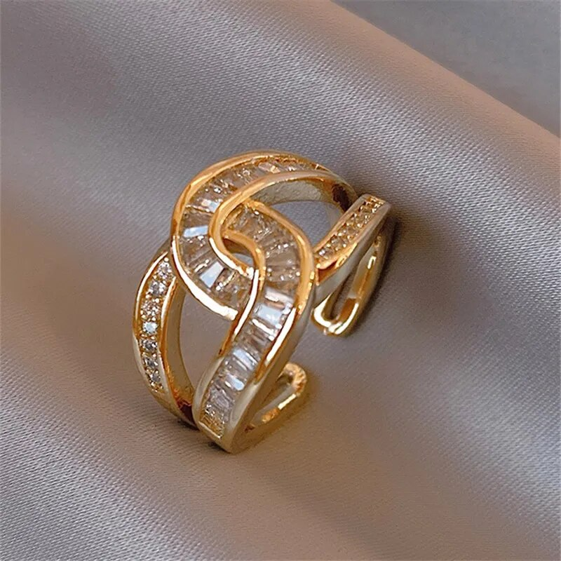 Unité - Anello Regolabile Elegante Annodato