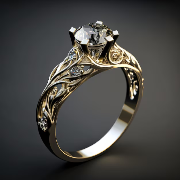 Anello in Zirconia Elegante ed Esotico
