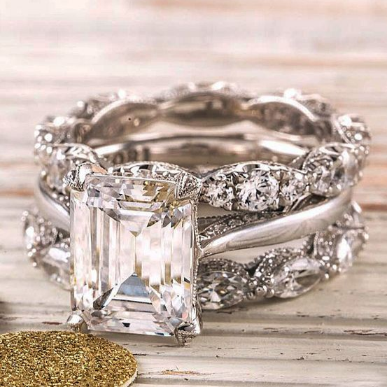 Anello in Argento Vintage Splendente