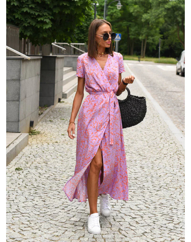Jade™ | Abito elegante con scollatura a V