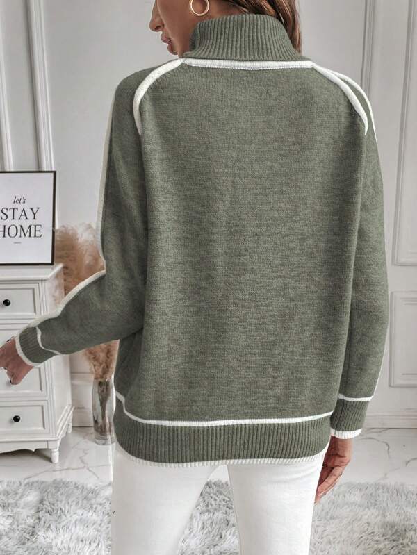 Eryndra™ | Maglione Collo Alto Casual Chic