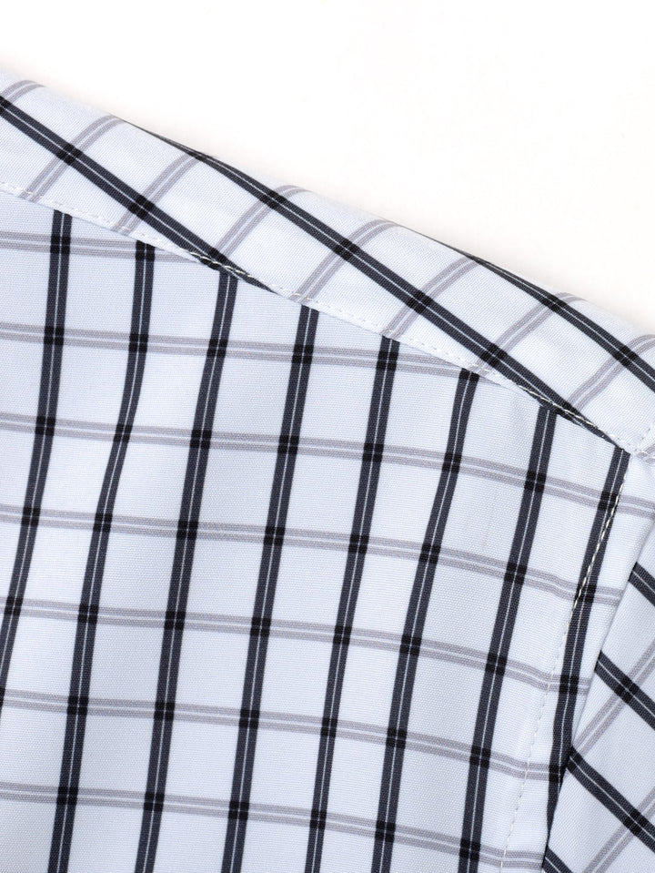 Camicia a quadri a maniche lunghe con bottoni & Pantaloni dritti con vita elastica