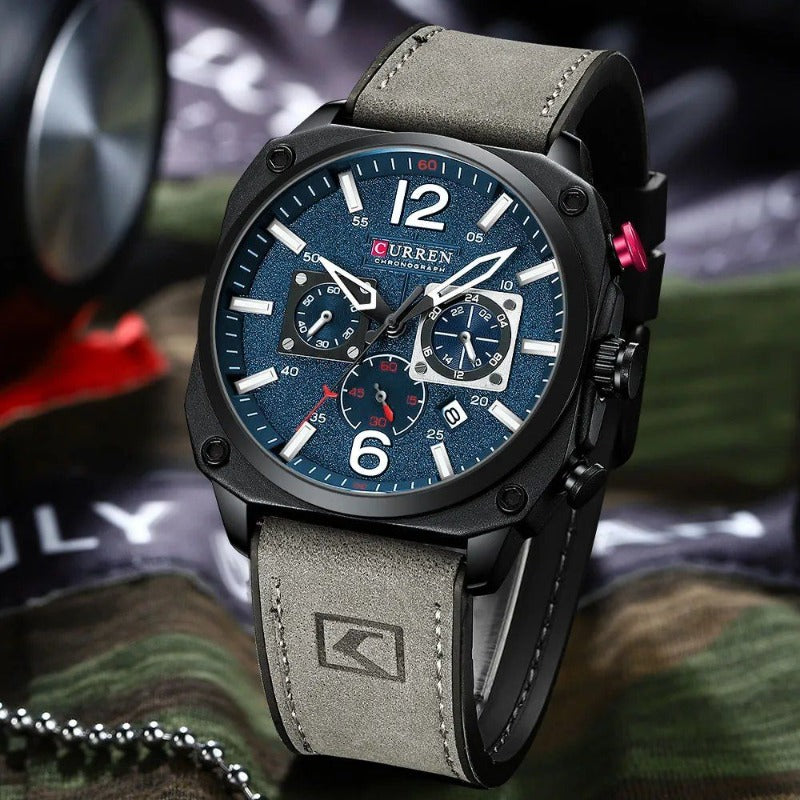Orologio al Quarzo in Pelle da Affari™ - Olsen & Olsen