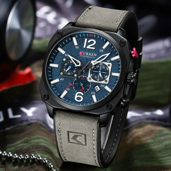 Orologio al Quarzo in Pelle da Affari™ - Olsen & Olsen