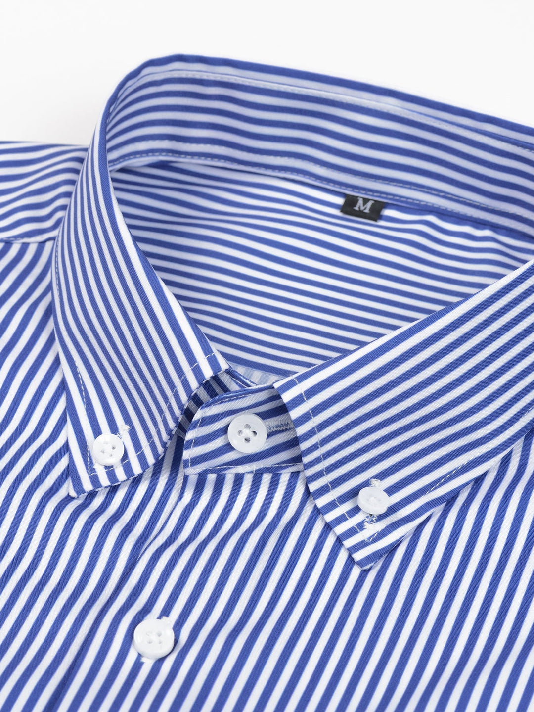 Camicia a righe a maniche lunghe con bottoni & Pantaloni dritti con vita elastica