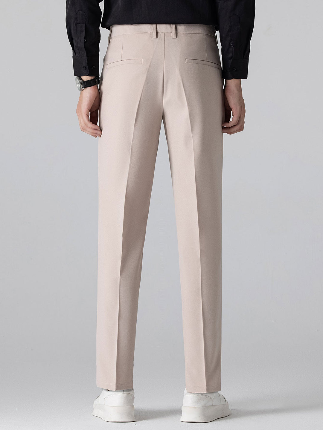 Camicia a righe a maniche lunghe con bottoni & pantaloni slim fit