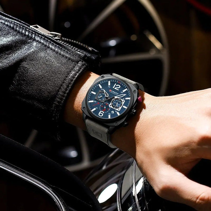 Orologio al Quarzo in Pelle da Affari™ - Olsen & Olsen