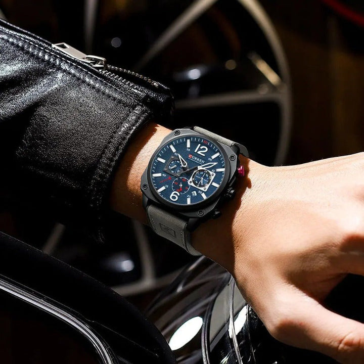Orologio al Quarzo in Pelle da Affari™ - Olsen & Olsen