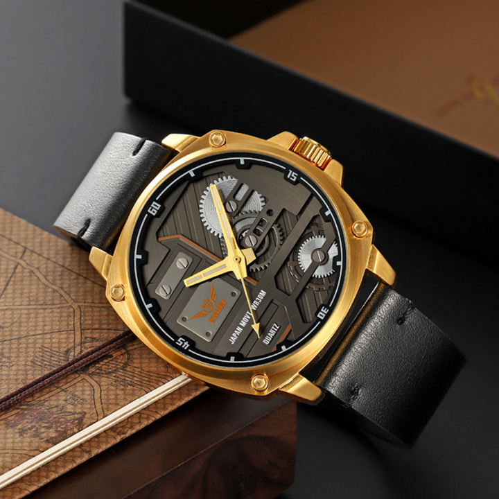 Orologio da Uomo in Pelle Quartz™ - Olsen & Olsen