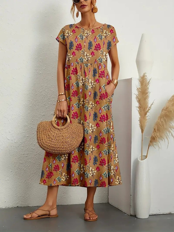 Josiane | Abito floreale elegante