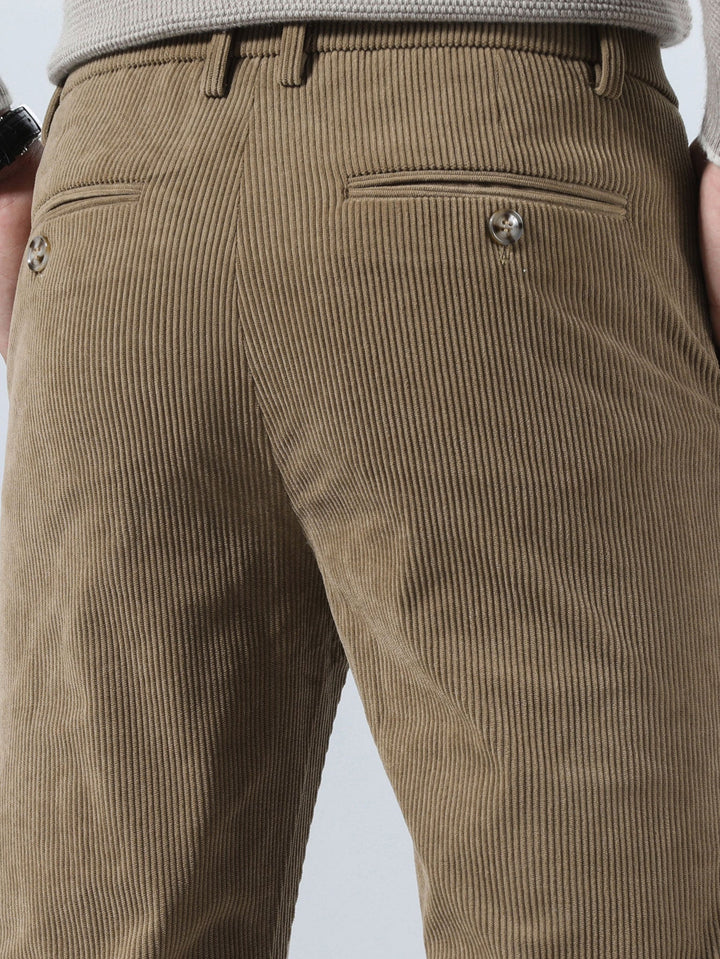 Pantaloni in velluto a coste slim fit