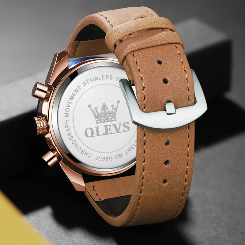 Orologio al Quarzo in Pelle Classica™ - Olsen & Olsen