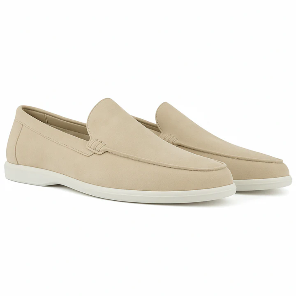 Mocassini casual in camoscio