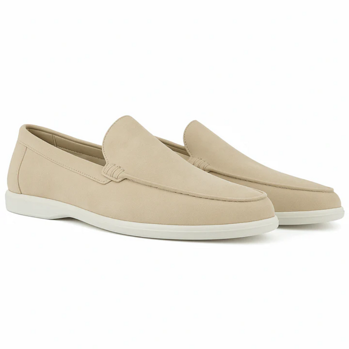 Mocassini casual in camoscio