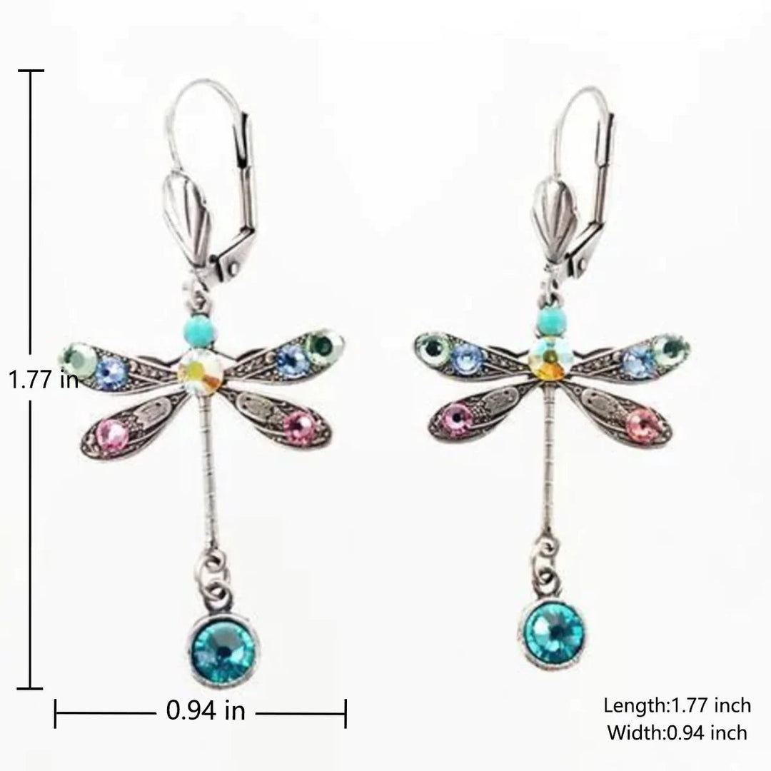 Orecchini a forma di libellula eleganti