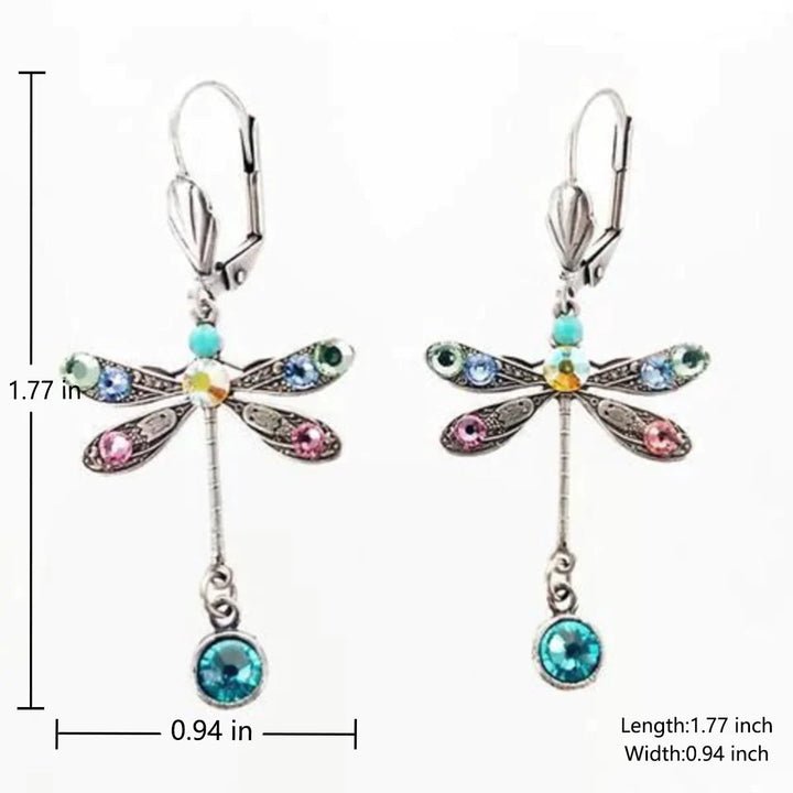 Orecchini a forma di libellula eleganti