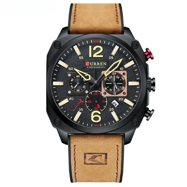 Orologio al Quarzo in Pelle da Affari™ - Olsen & Olsen