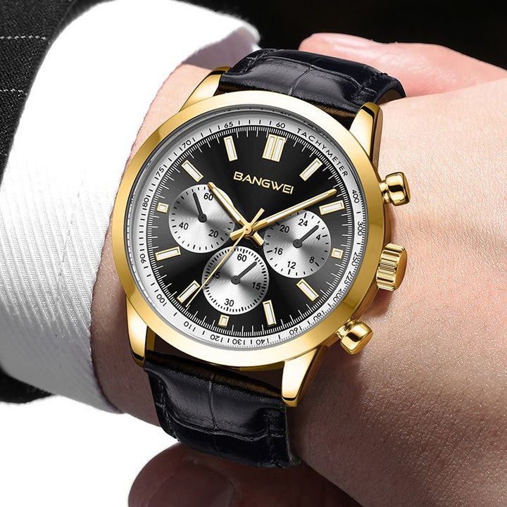 Orologio al Quarzo in Pelle Militare Sportivo Casual™ - Olsen & Olsen