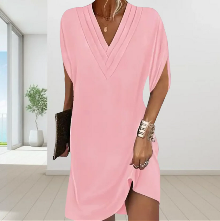 Jeanne™ | Abito elegante con scollo a V