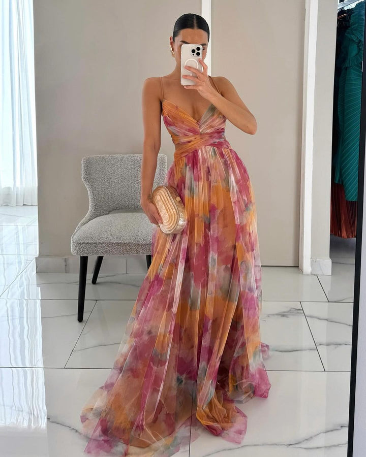 Firenze™ | Abito Maxi Floreale Elegante e Versatile