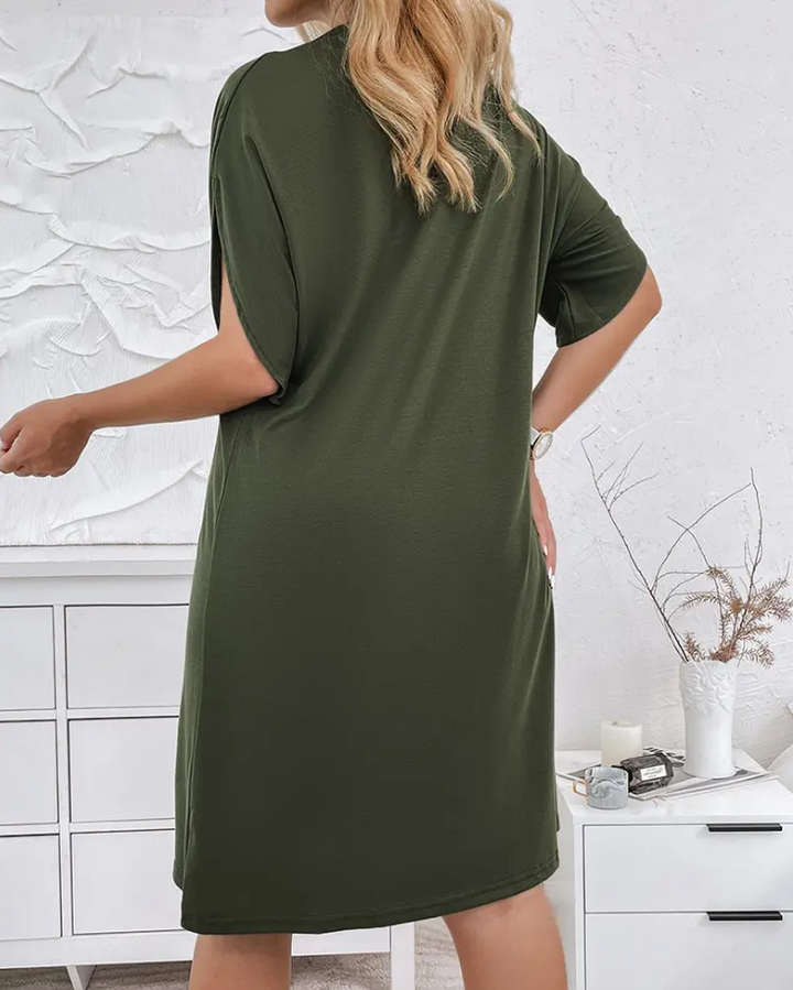 Jeanne™ | Abito elegante con scollo a V