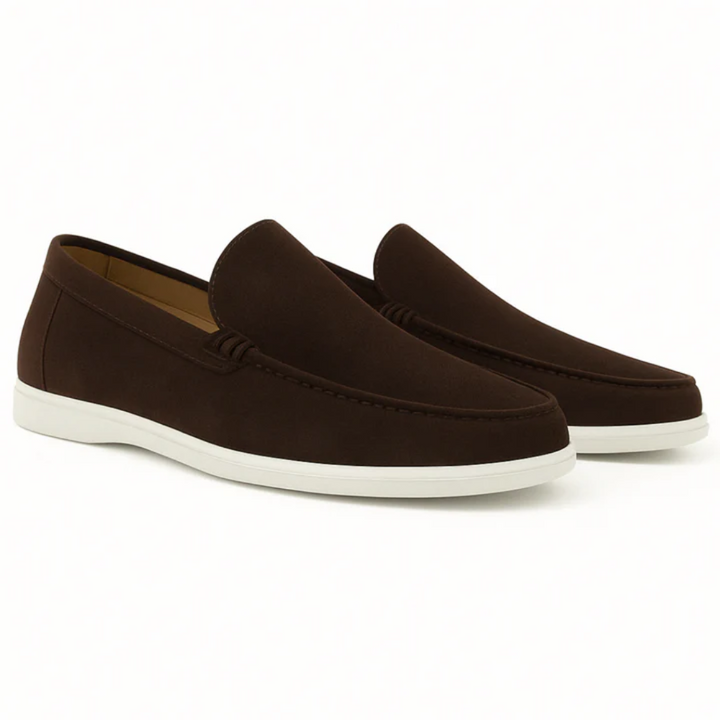 Mocassini casual in camoscio