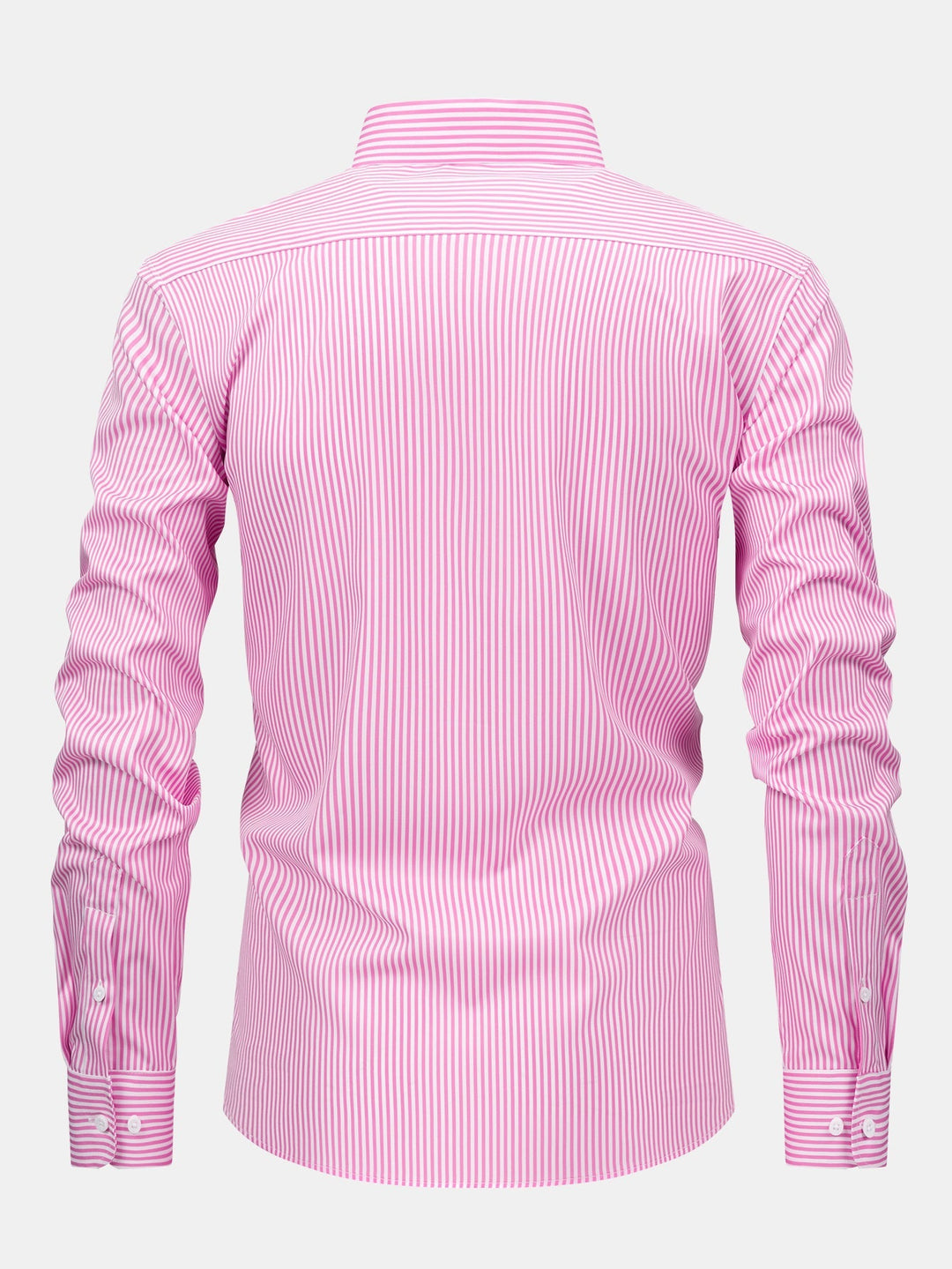 Camicia a righe a maniche lunghe con bottoni & Pantaloni dritti con vita elastica