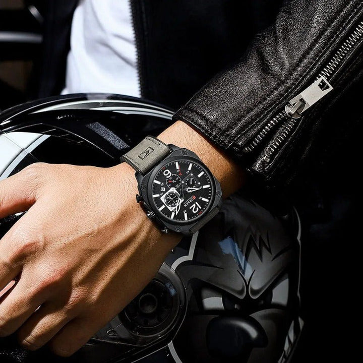 Orologio al Quarzo in Pelle da Affari™ - Olsen & Olsen