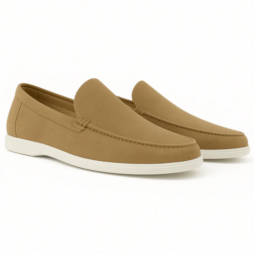 Mocassini casual in camoscio