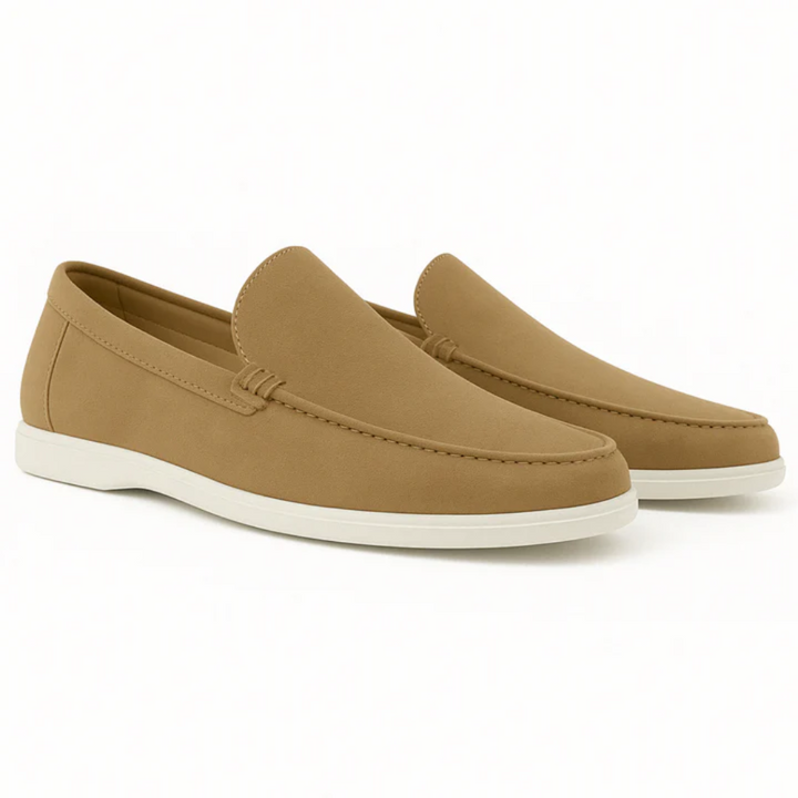 Mocassini casual in camoscio