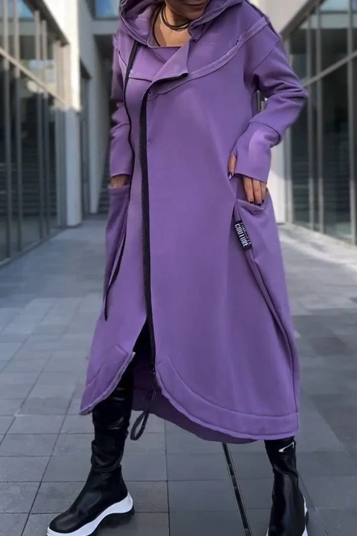 Selene™ | Cappotto lungo con cappuccio
