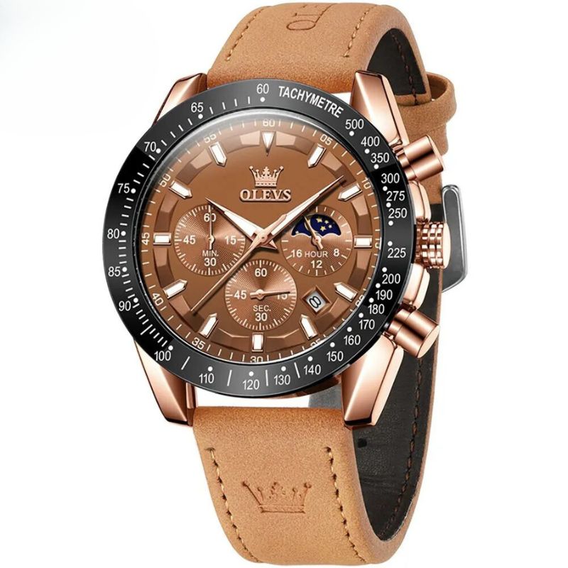 Orologio al Quarzo in Pelle Classica™ - Olsen & Olsen