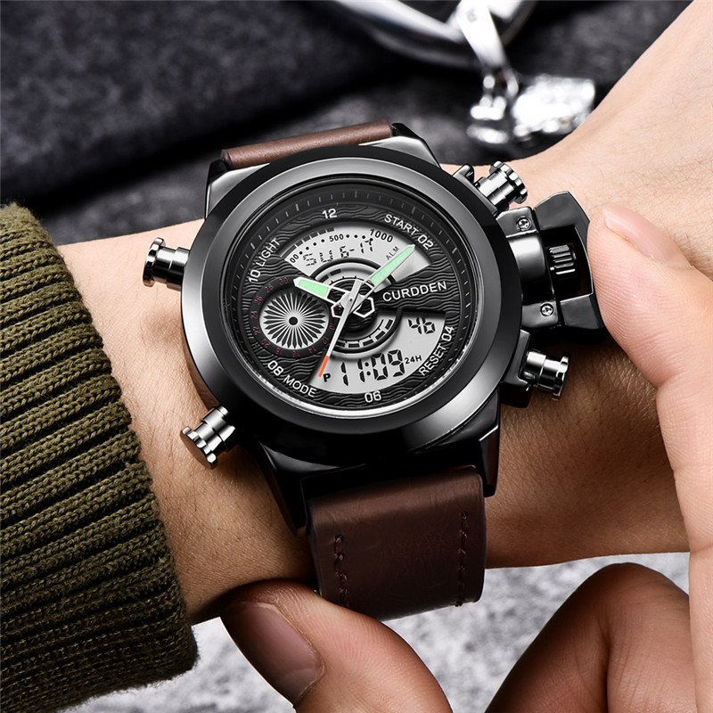 Orologio Chronograph alla Moda a Doppio Tempo Ur™ Olsen & Olsen