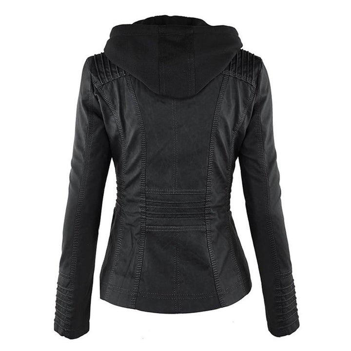 Sienna™ | Giacca in similpelle con cappuccio