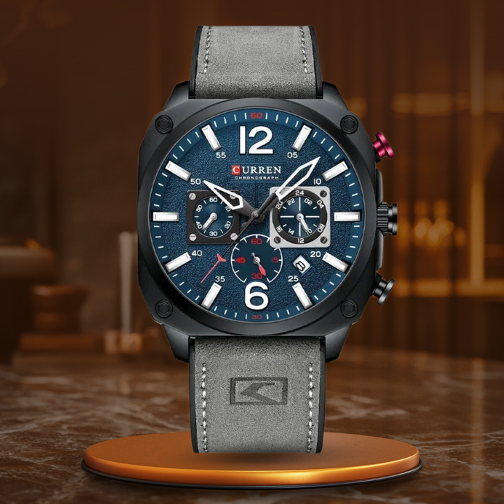 Orologio al Quarzo in Pelle da Affari™ - Olsen & Olsen