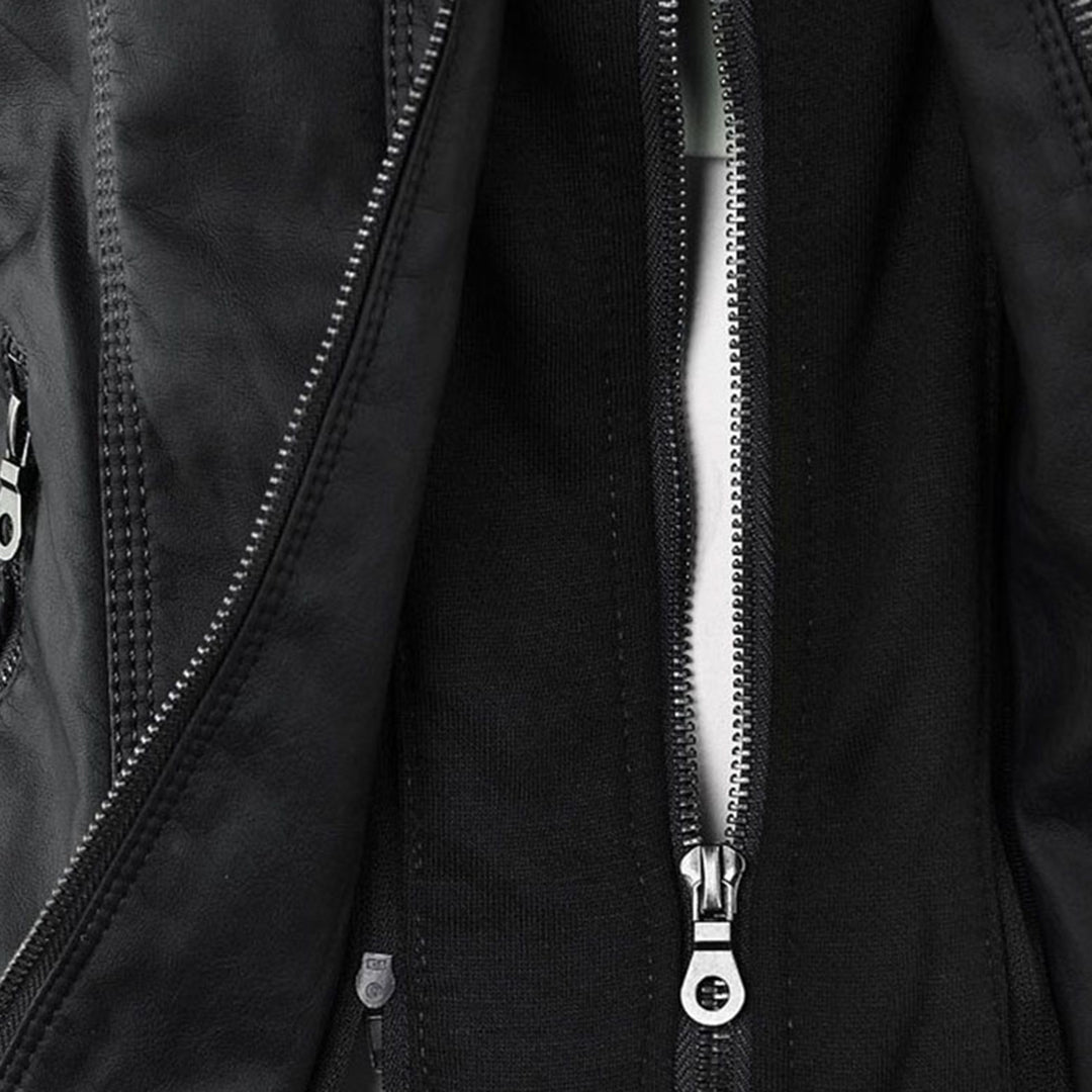 Sienna™ | Giacca in similpelle con cappuccio