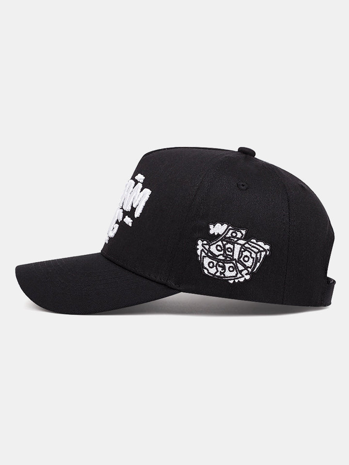 Cappellino da baseball ricamato Sogna in grande