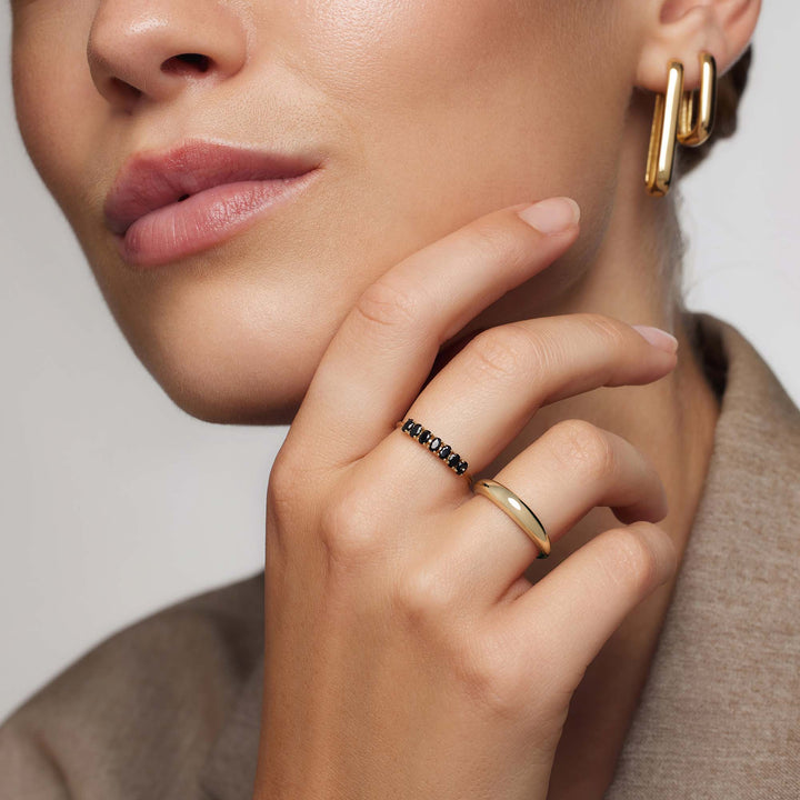 Anello in oro 14 carati Rock Solid