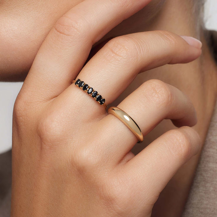 Anello in oro 14 carati Rock Solid