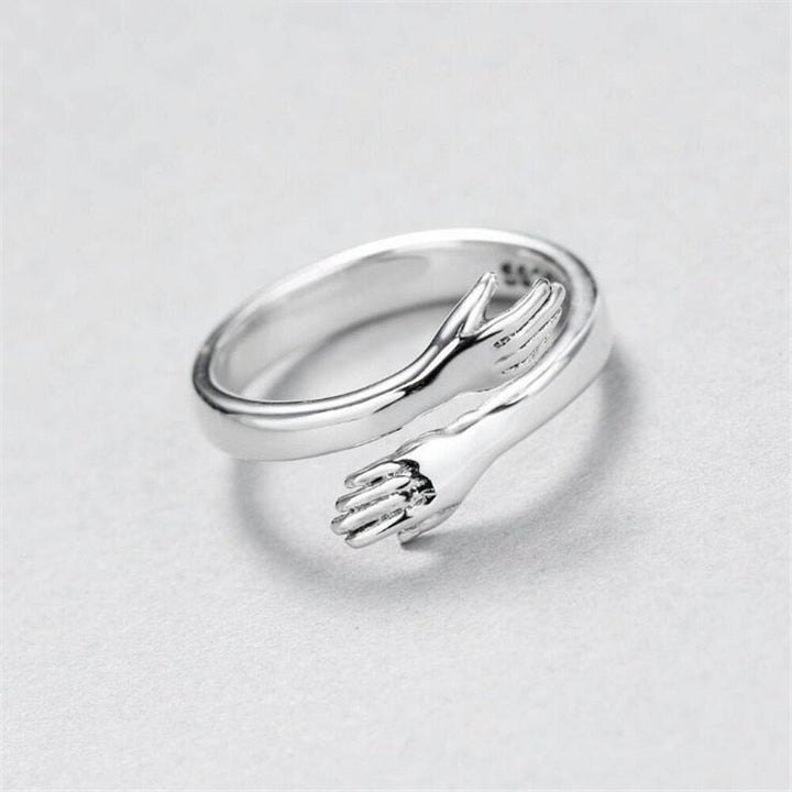 Anello Regolabile Hug in Argento
