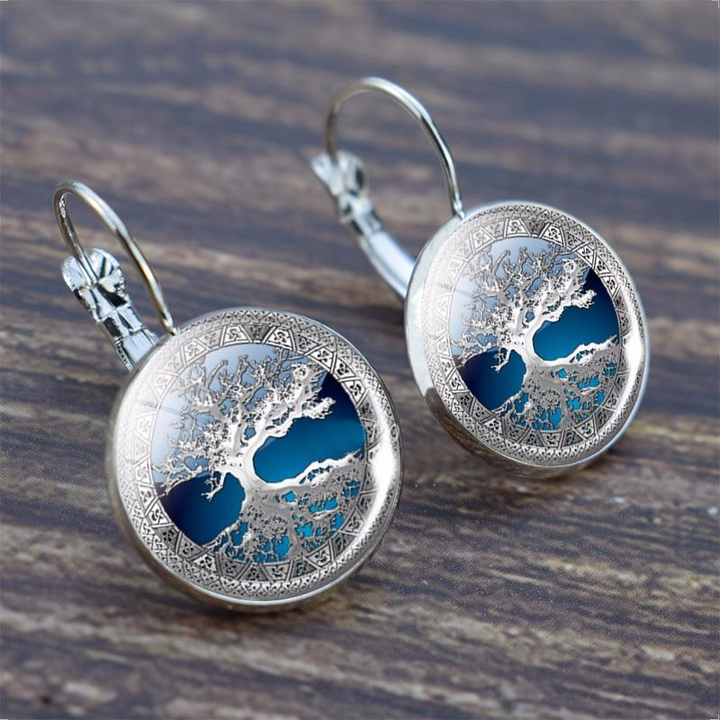 Orecchini in argento albero della vita