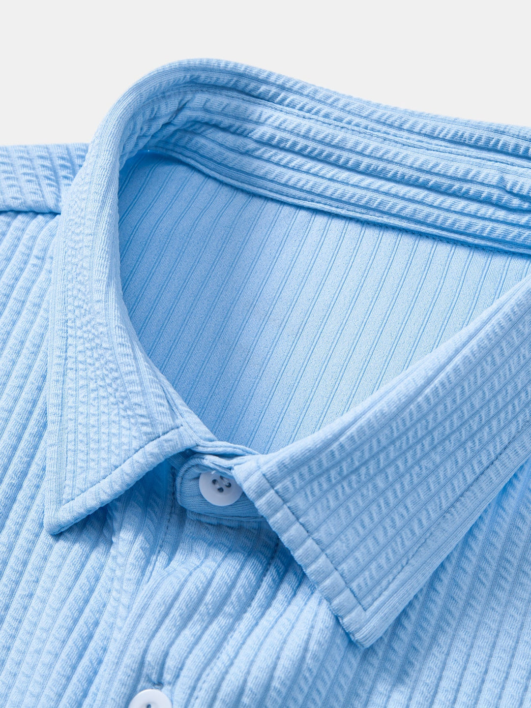 Camicia a righe a maniche lunghe, taglio muscolare, con bottoni & pantaloni a righe a gamba dritta
