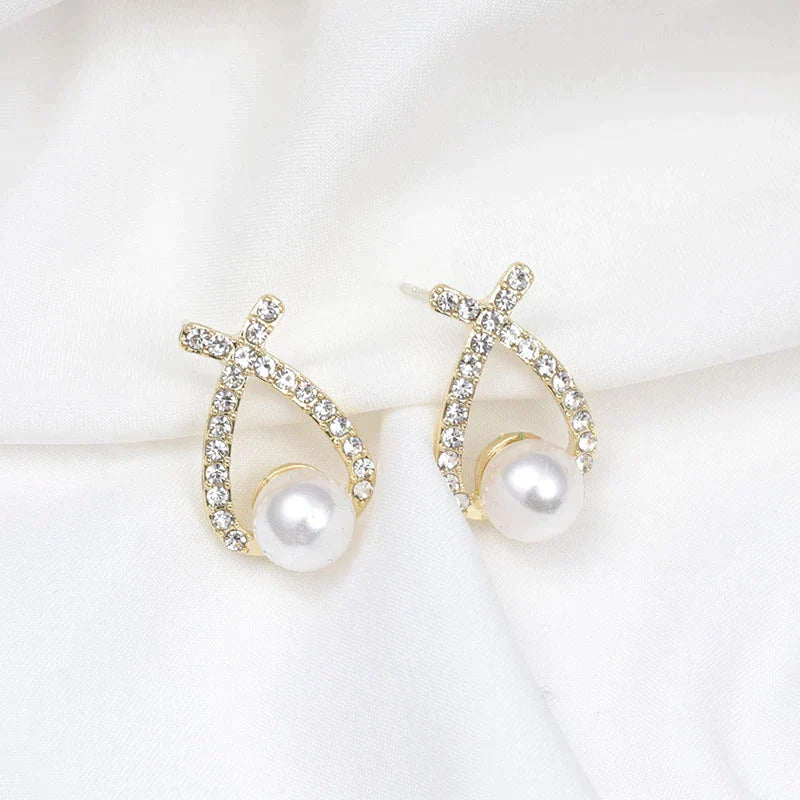 Orecchini con Perle e Paillettes