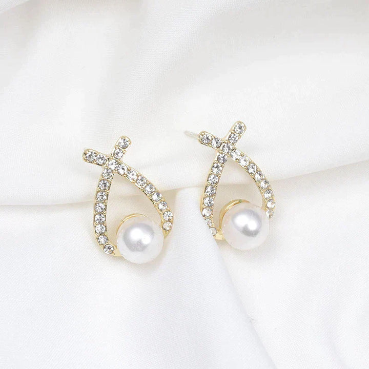 Orecchini con Perle e Paillettes