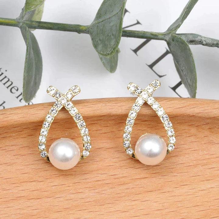 Orecchini con Perle e Paillettes