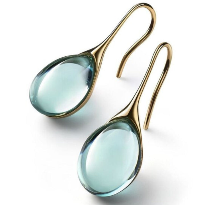 Orecchini in Cristallo d'Oro e Argento