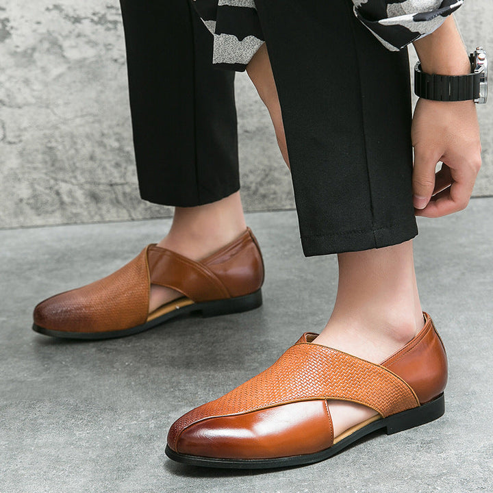 Mocassini in pelle vintage