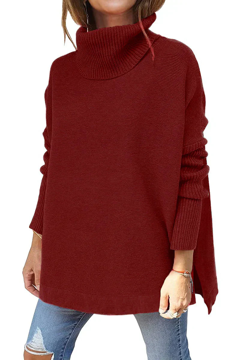 Elyssa™ | Maglione Oversize Collo Roulé